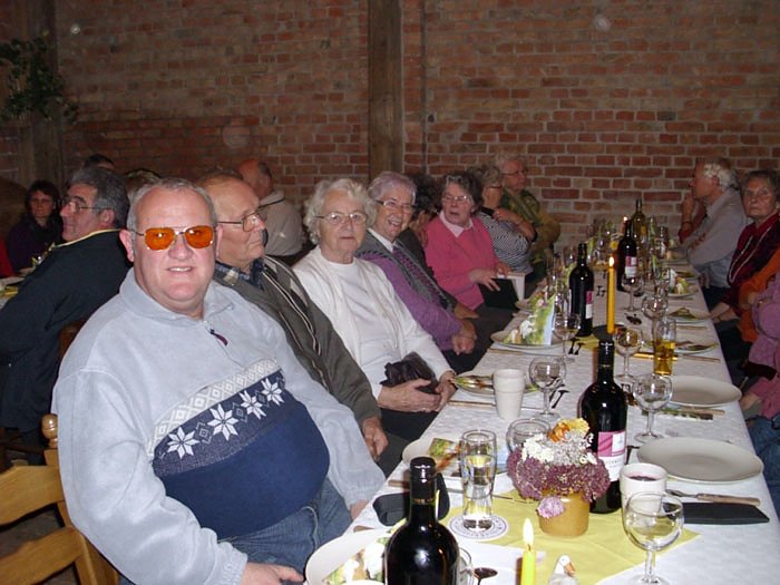 Beim Martini Gans Essen