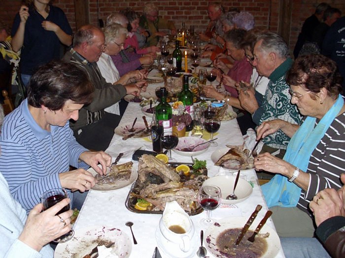 Beim Martini Gans Essen