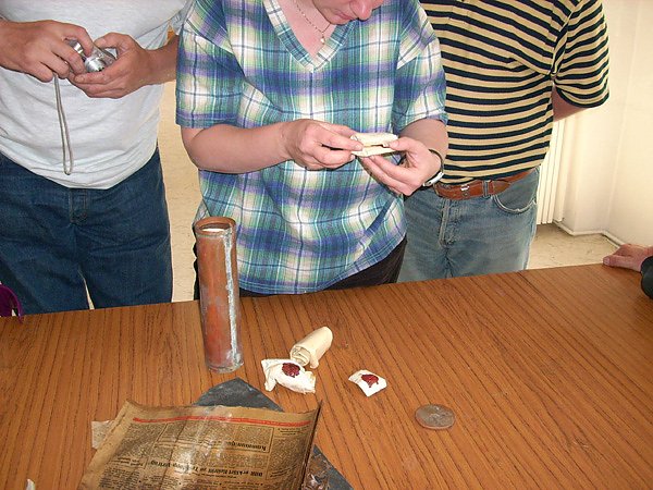 Turmknopf&ouml;ffnung Kirche Bendeleben