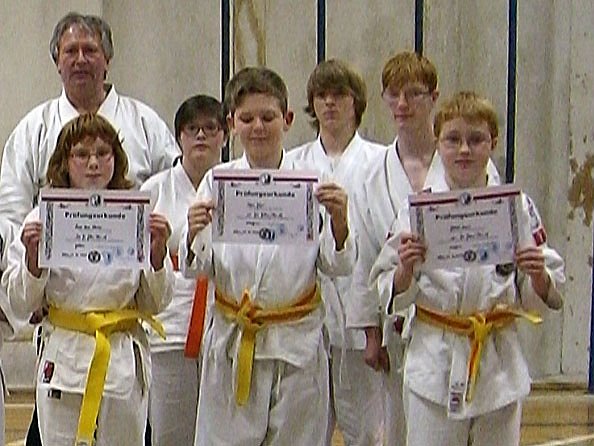 Erfolgreiche Kyu Pr&uuml;fungen 