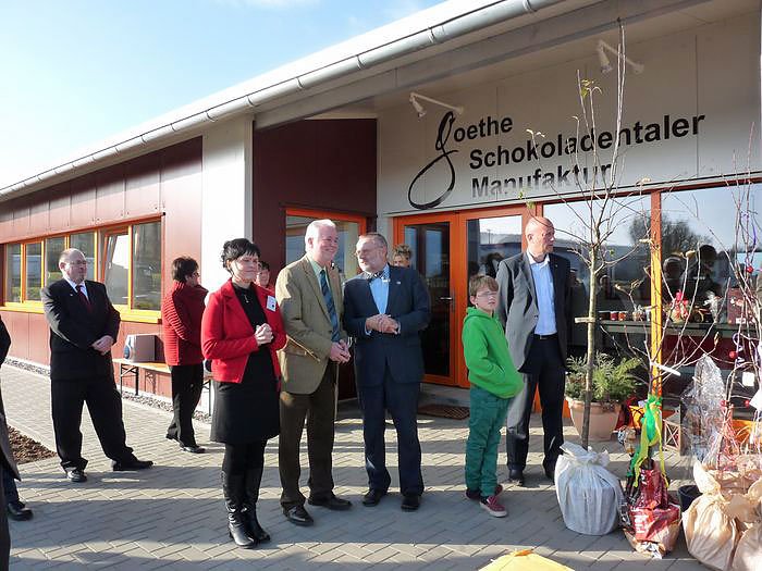 Schokoladentaler an neuem Standtort