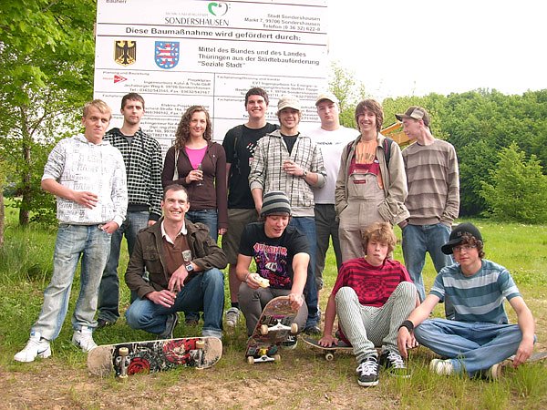 Spatenstich Skaterhalle