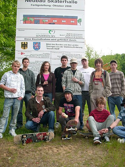 Spatenstich Skaterhalle