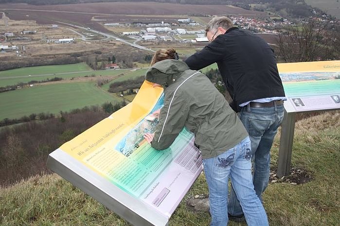 Tafeln zur Spurensuche Kalibergbau