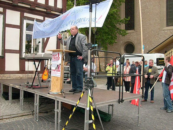 Demonstration gegen Neonazis