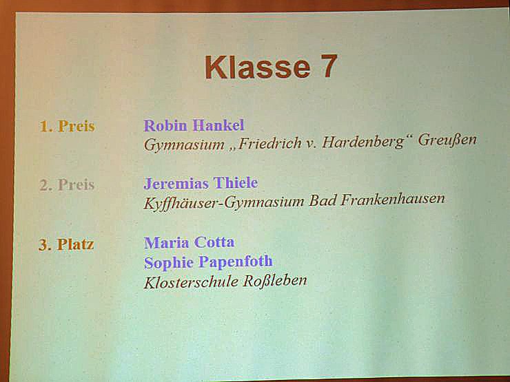 Matheasse ausgezeichnet