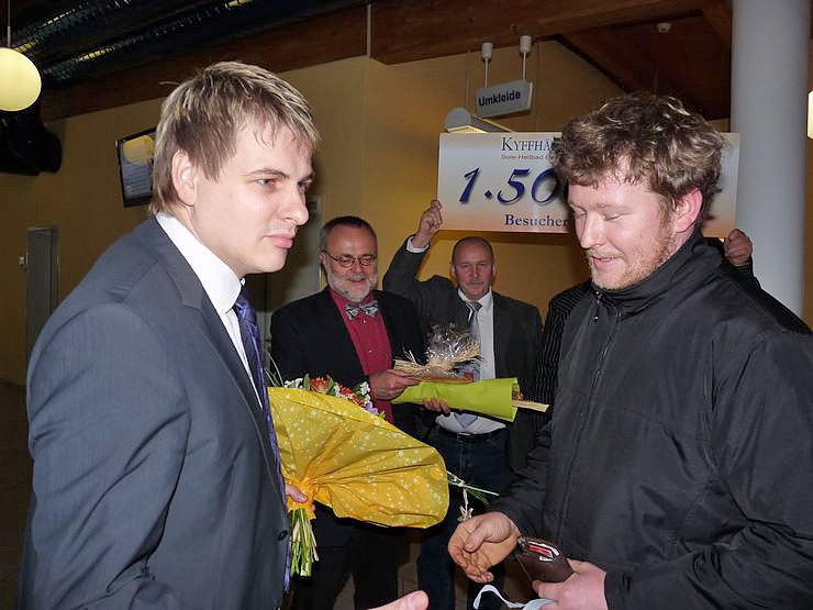 Der 1.500.000. Besucher