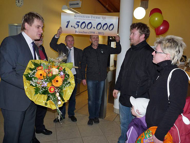 Der 1.500.000. Besucher