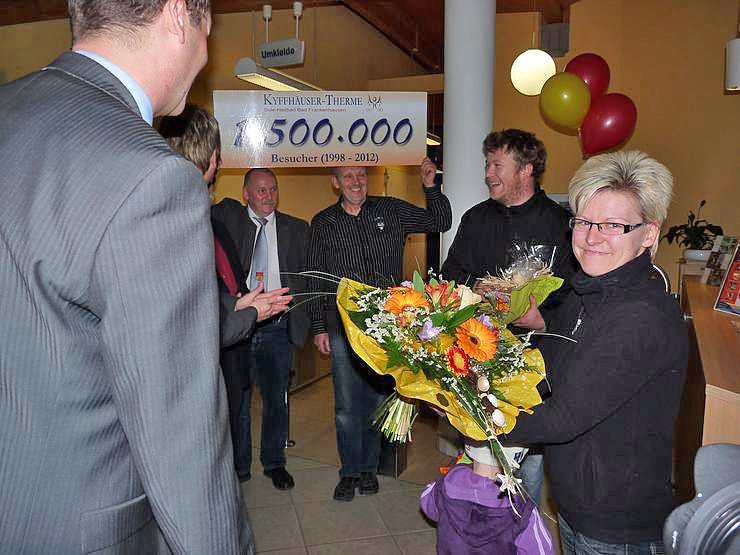 Der 1.500.000. Besucher