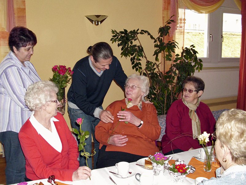 Wohngebiet feierte Frauentag