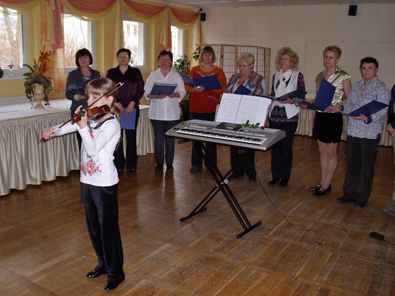 Wohngebiet feierte Frauentag