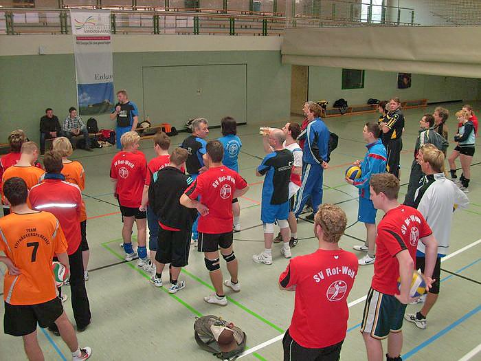 Volleyballer unter sich