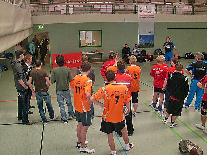 Volleyballer unter sich