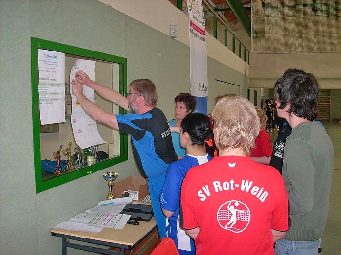 Volleyballer unter sich