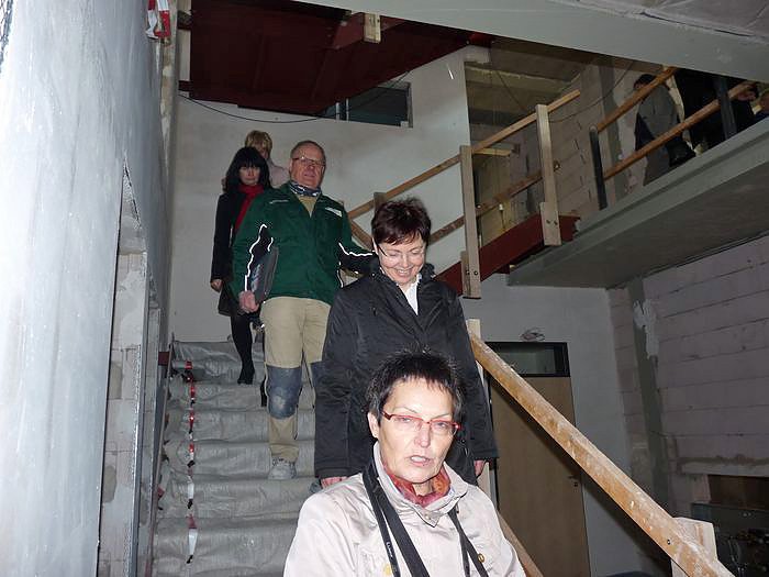 Entstehendes B&uuml;rgerzentrum besucht