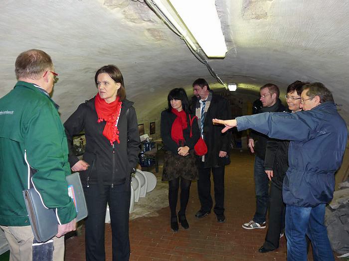 Entstehendes B&uuml;rgerzentrum besucht