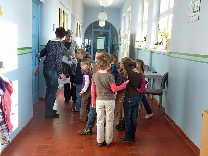 In Schule geschnuppert