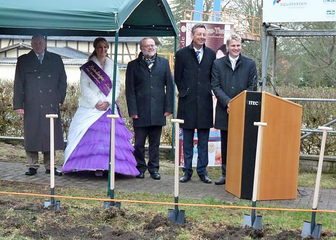 Kurparkerweiterung mit Spatenstich begonnen