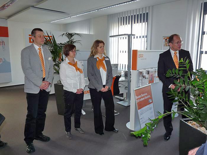 Auszeichnung erhalten