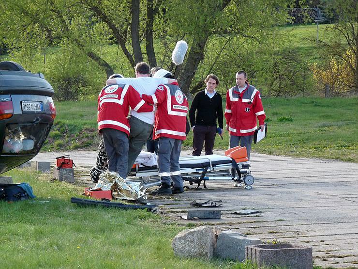 Mit Blaulicht durch Berka