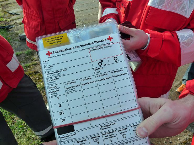 Mit Blaulicht durch Berka