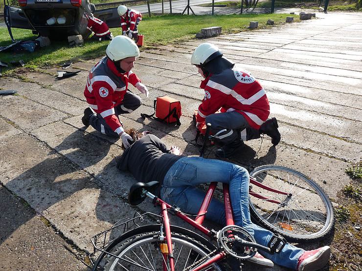 Mit Blaulicht durch Berka