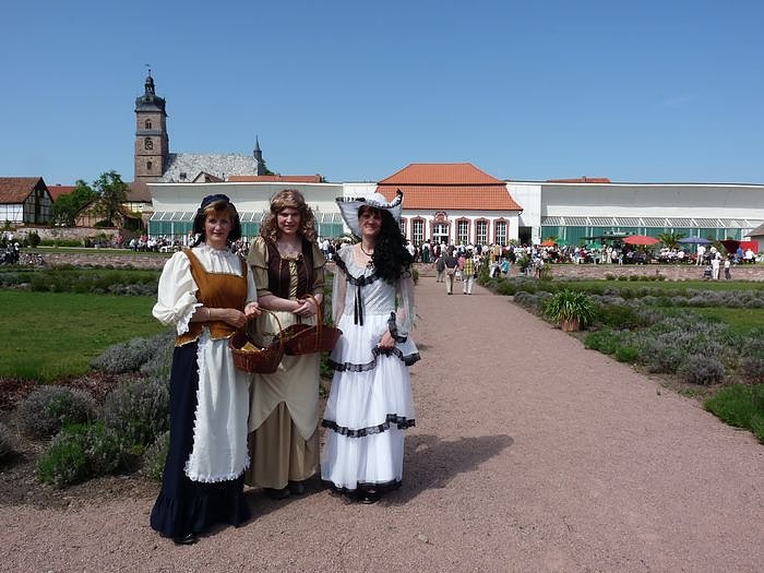 In der Orangerie gefeiert