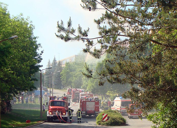 Brand in der Borntalstra&szlig;e (2)