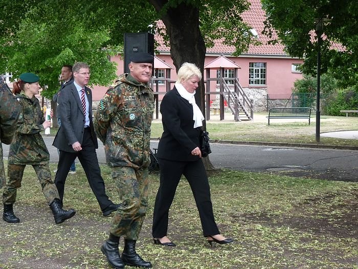 Soldaten verabschiedet