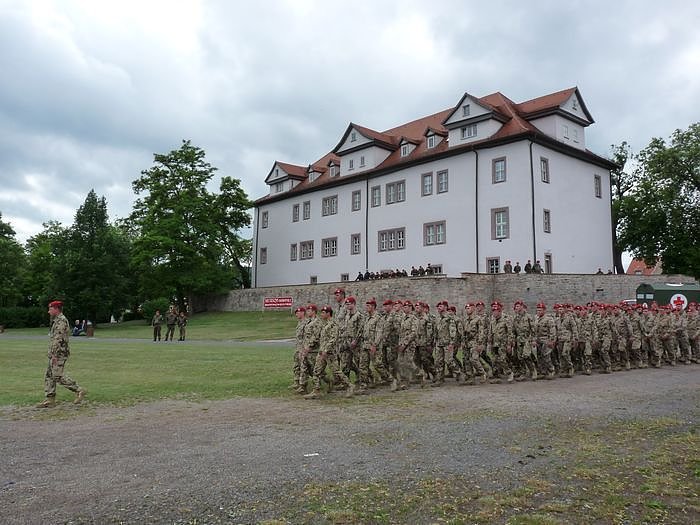 Soldaten verabschiedet