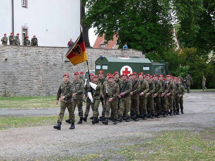 Soldaten verabschiedet