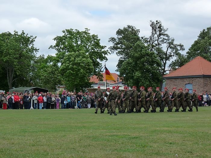 Soldaten verabschiedet