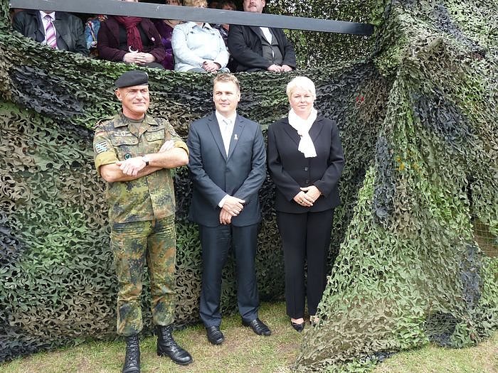 Soldaten verabschiedet