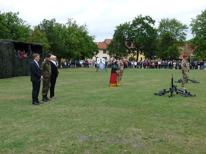 Soldaten verabschiedet