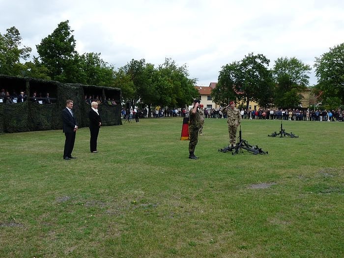 Soldaten verabschiedet