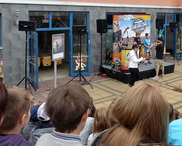 Rockparty in der Schule