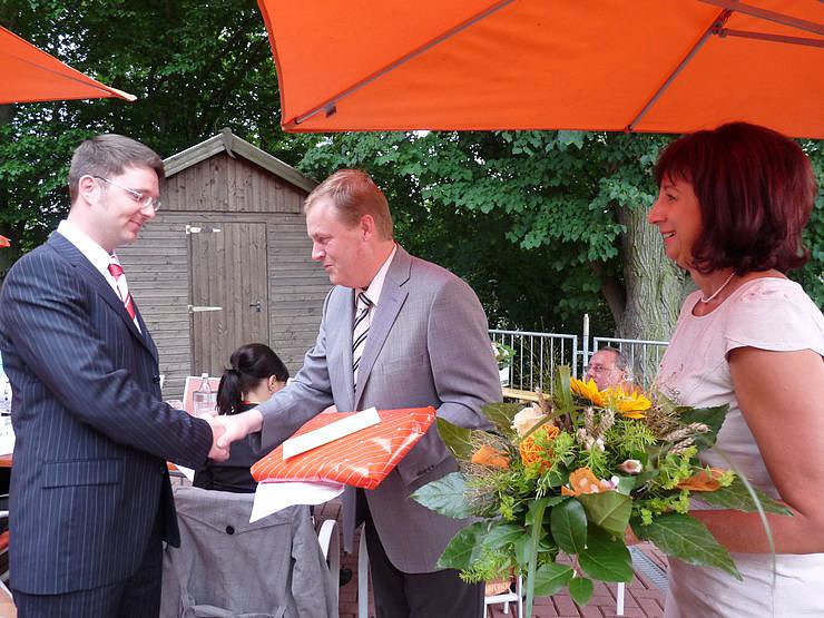 Auszeichnung am Weinberg