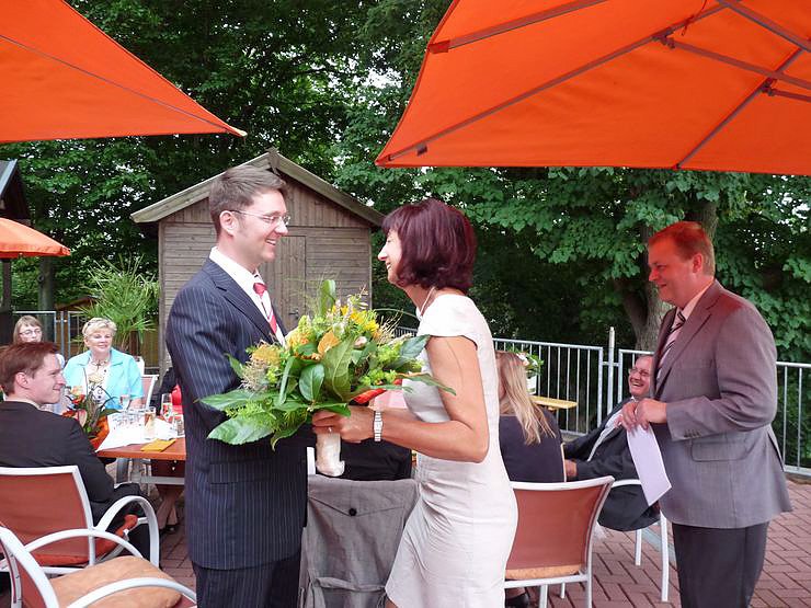 Auszeichnung am Weinberg