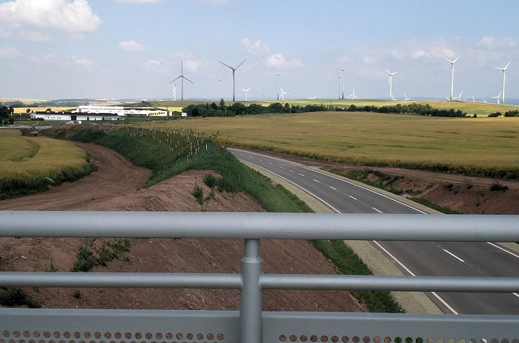 Stand Bau Umgehungsstra&szlig;e Artern