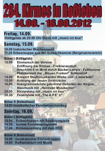 284. Kirmes in Ro&szlig;leben