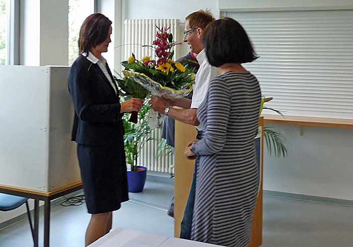 Landr&auml;tin vereidigt