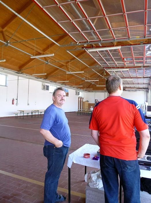 Leser beim Feuerwehrfest