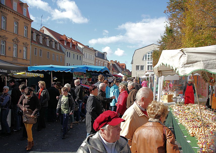 Besuch auf dem Zwiebelmarkt