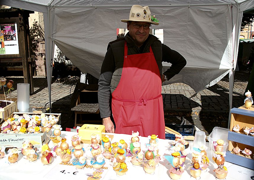 Besuch auf dem Zwiebelmarkt