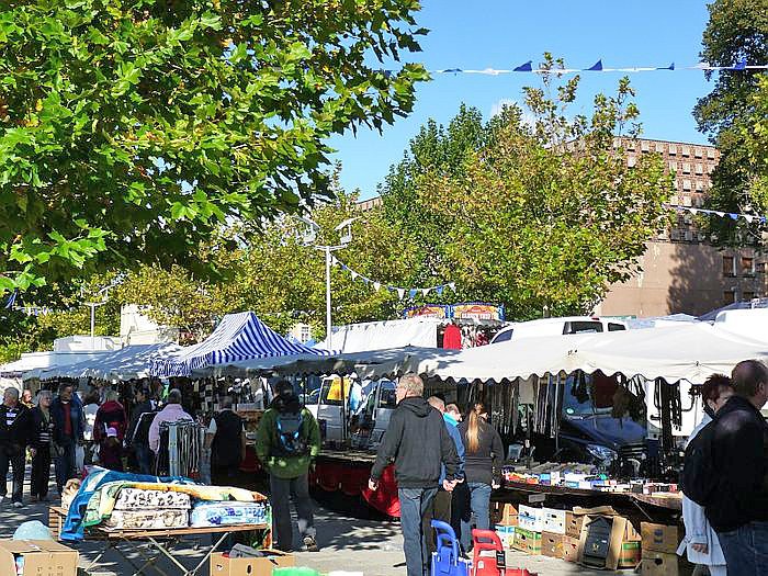 Zwiebelmarkt in Artern,