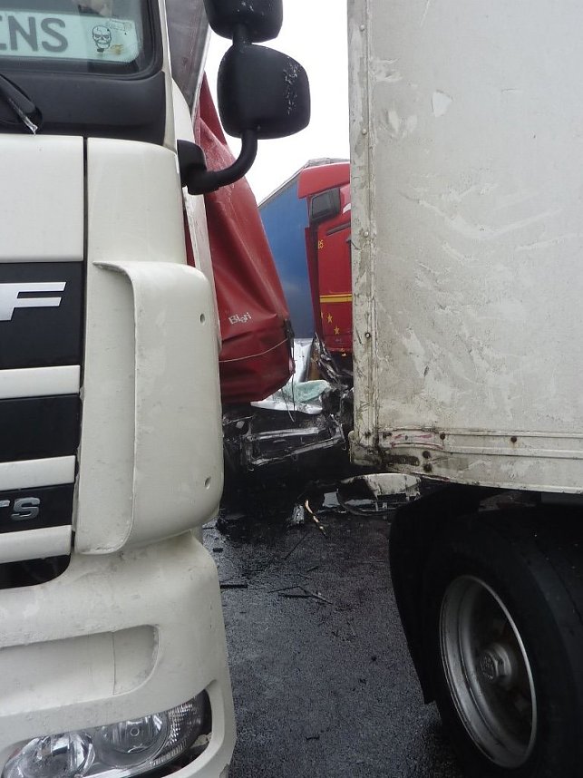 Chaos auf der Autobahn