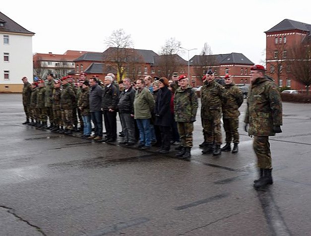 Bataillonsappell zum Jahresende