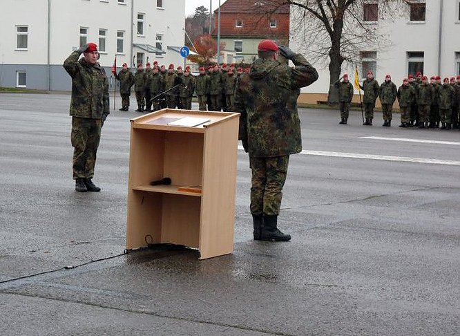 Bataillonsappell zum Jahresende