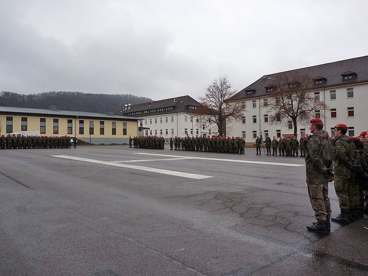 Bataillonsappell zum Jahresende