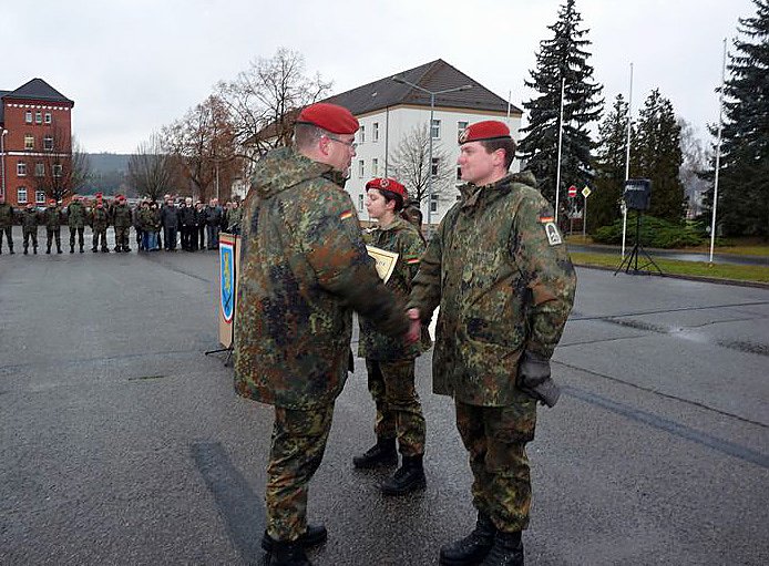 Bataillonsappell zum Jahresende